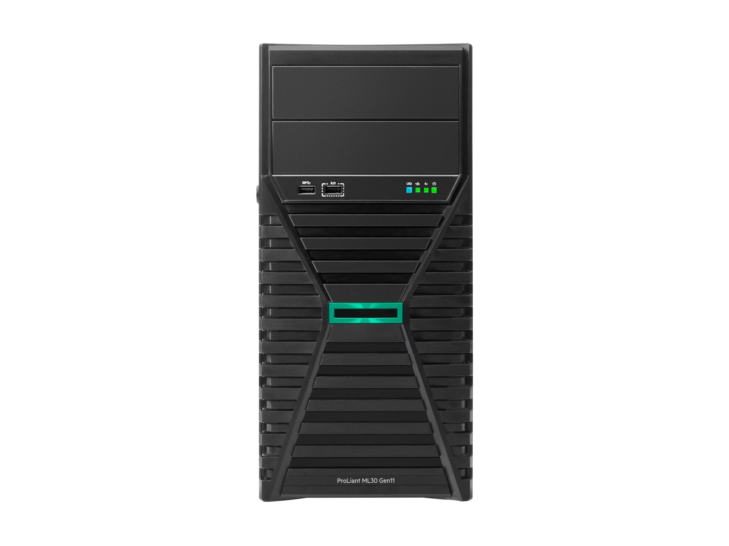 HPE ProLiant ML30 Gen11 - Server - Tower - 4U - 1-Weg - 1 x Xeon E-2434 / 3.4 GHz - RAM 32 GB - SATA - nicht Hot-Swap-fhig 8.9 cm (3.5)