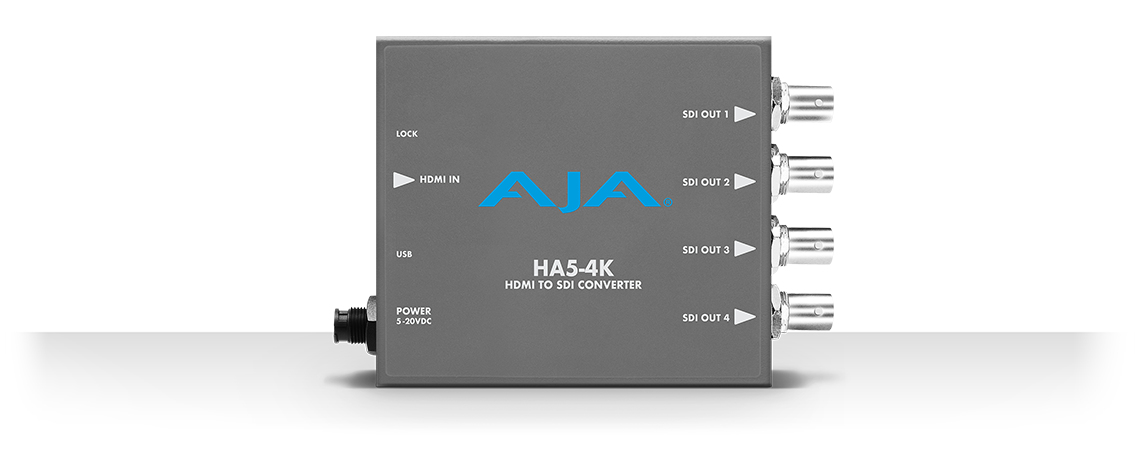 AJA HA5-4K convertisseur de signal vid�o Convertisseur vid�o actif 4096 x 2160, -