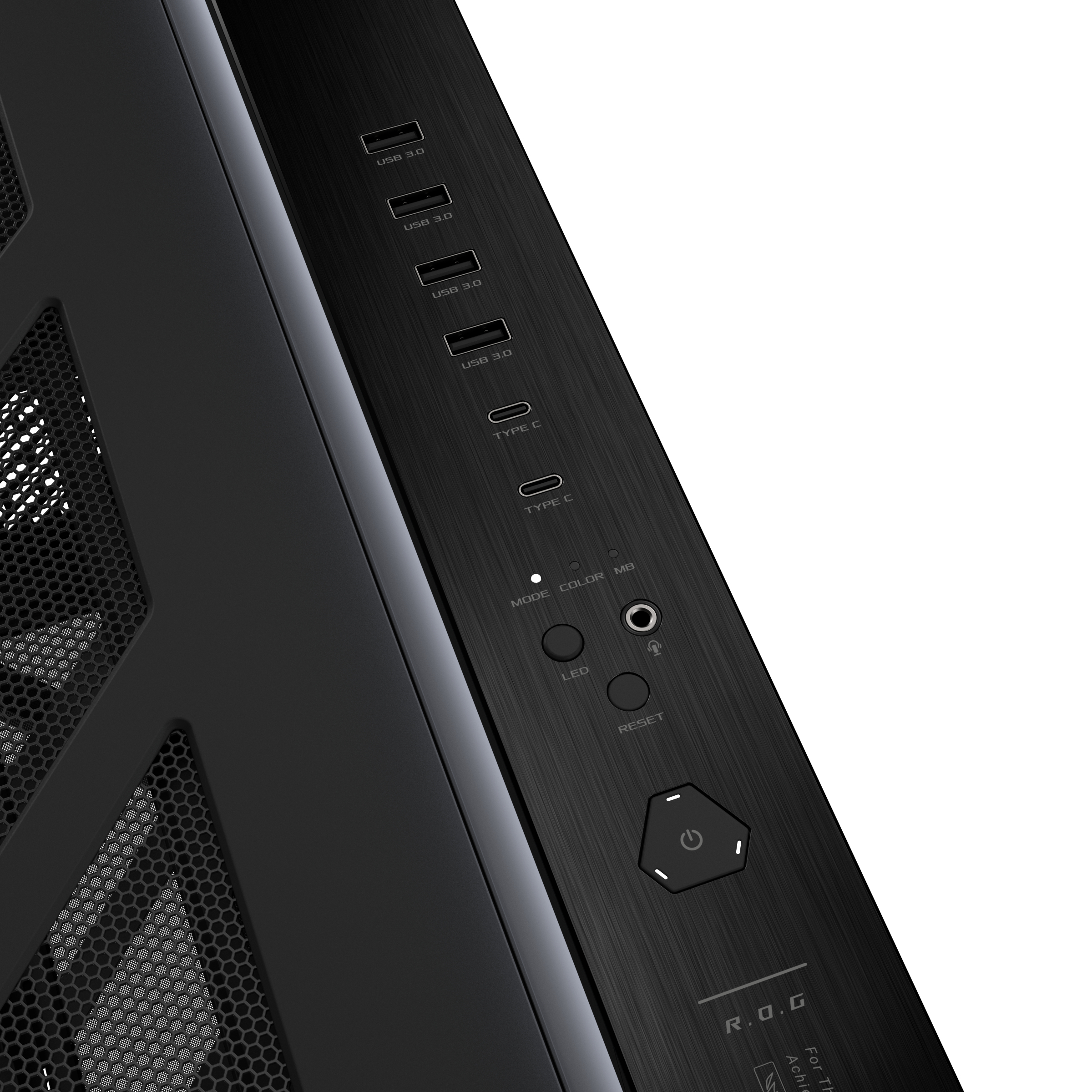 ASUS ROG CRONOX GR801 CURVE TG ARGB BLACK Midi Tower Negro