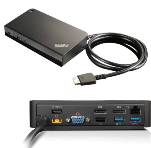 Lenovo 03X6300 - Verkabelt - OneLink+ - 3,5 mm - 10,100,1000 Mbit/s - Schwarz