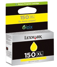 Lexmark 14N1618E cartucho de tinta 1 pieza(s) Original Alto rendimiento (XL) Amarillo