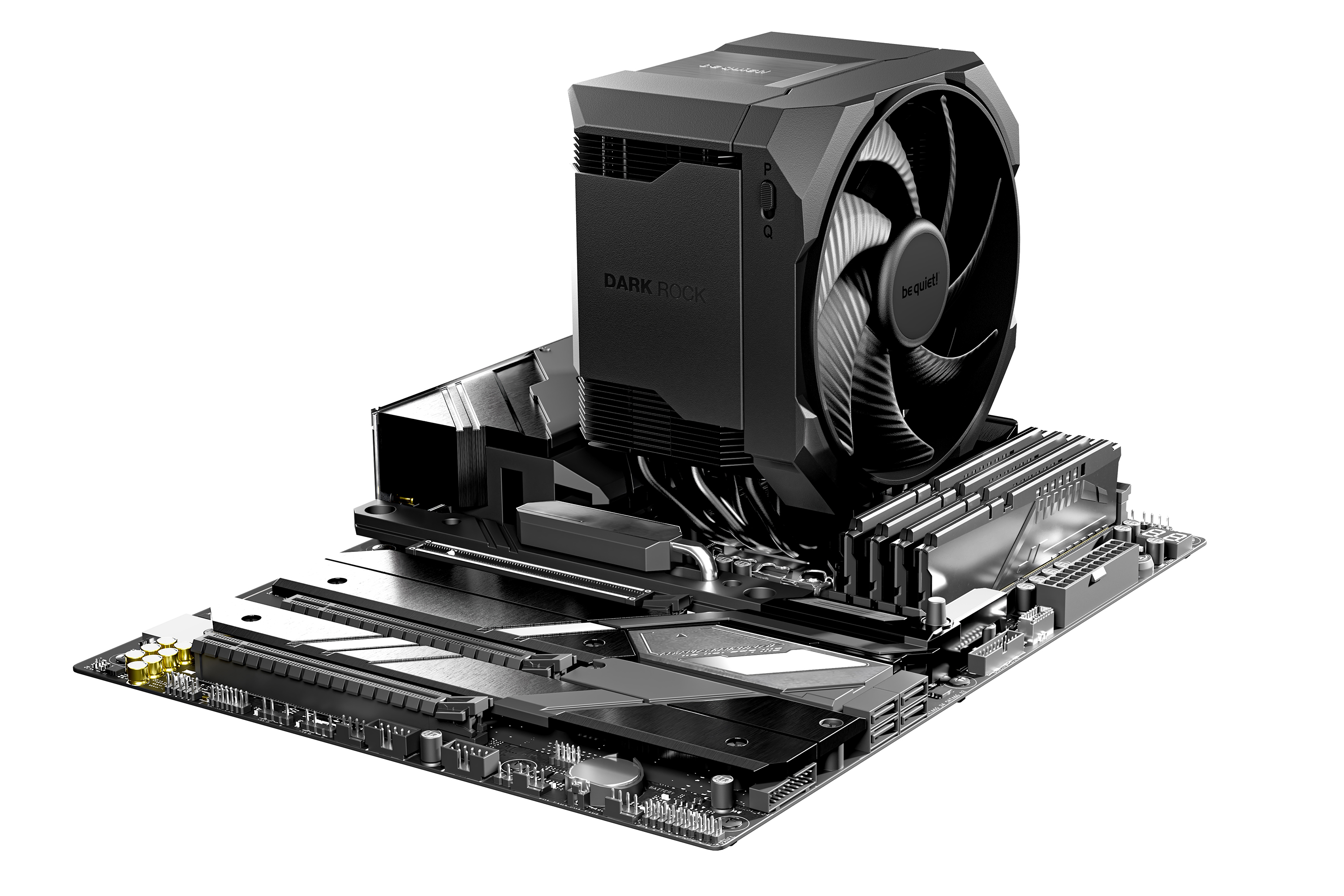 Be Quiet! Dark Rock 6 - Prozessor-Luftk�hler - (f�r: LGA1851, LGA1700, LGA1200, LGA1150, LGA1151, LGA1155, AM4, AM5)
