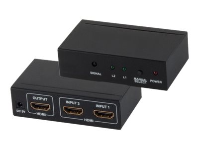 ShiverPeaks S-Impuls - Video/Audio-Schalter - 2 x HDMI