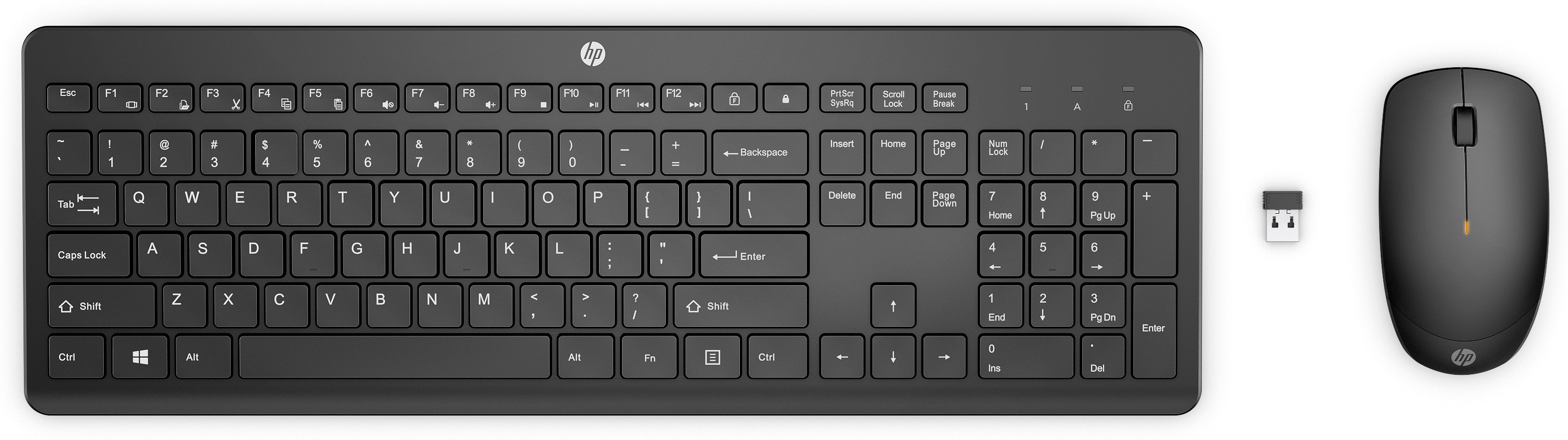 HP 235 - Tastatur-und-Maus-Set - kabellos - QWERTZ