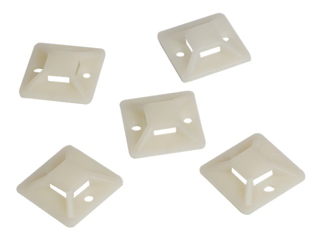 LogiLink KAB0042 supporto per fascette Beige ABS sintetico 100 pz