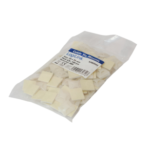 LogiLink KAB0042 supporto per fascette Beige ABS sintetico 100 pz