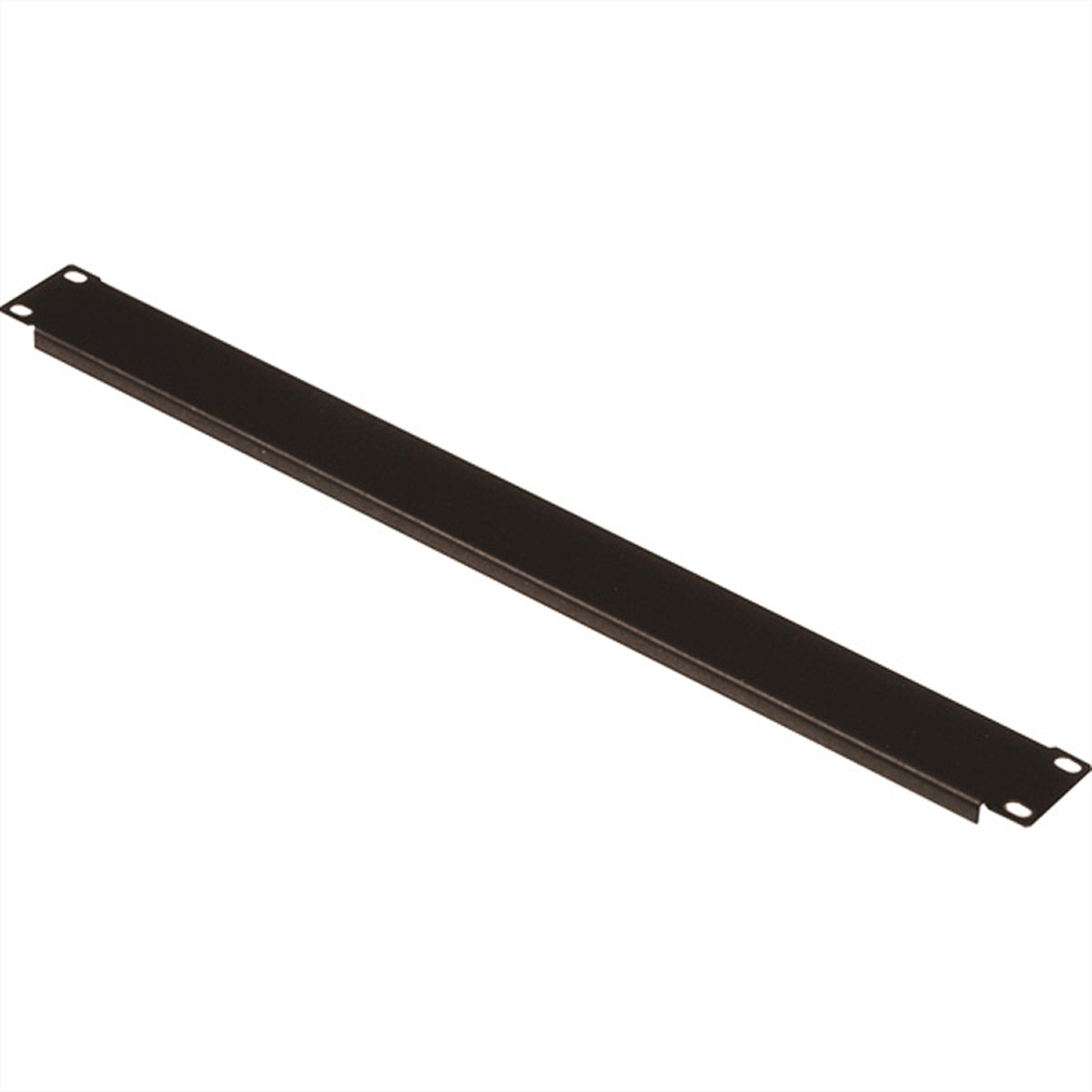 Conteg Blindabdeckung - RAL 9005, schwarze Pulverbeschichtung - 3U - 48.3 cm (19)