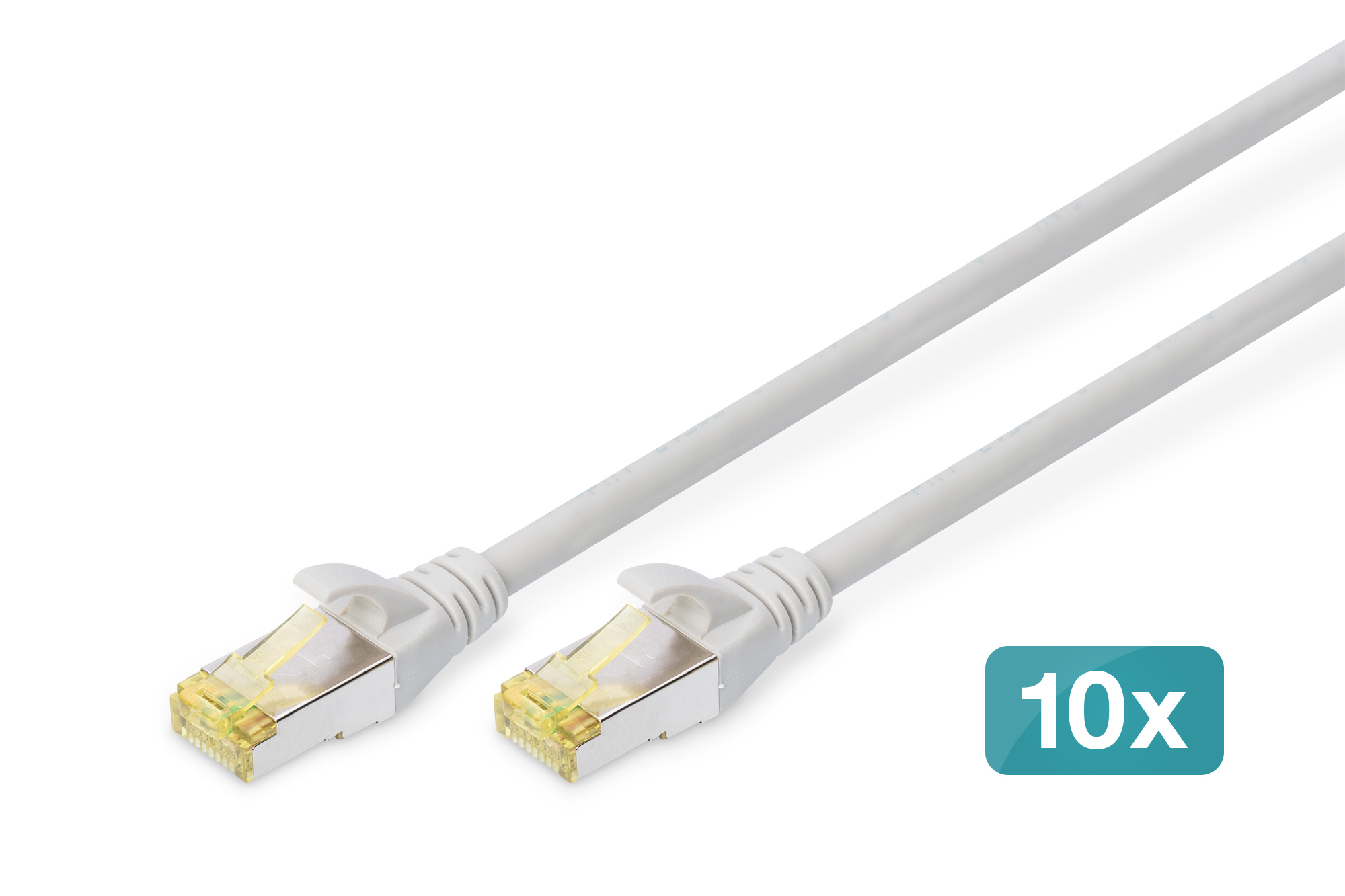 Digitus Cble de brassage CAT 6A S/FTP, 10 pices