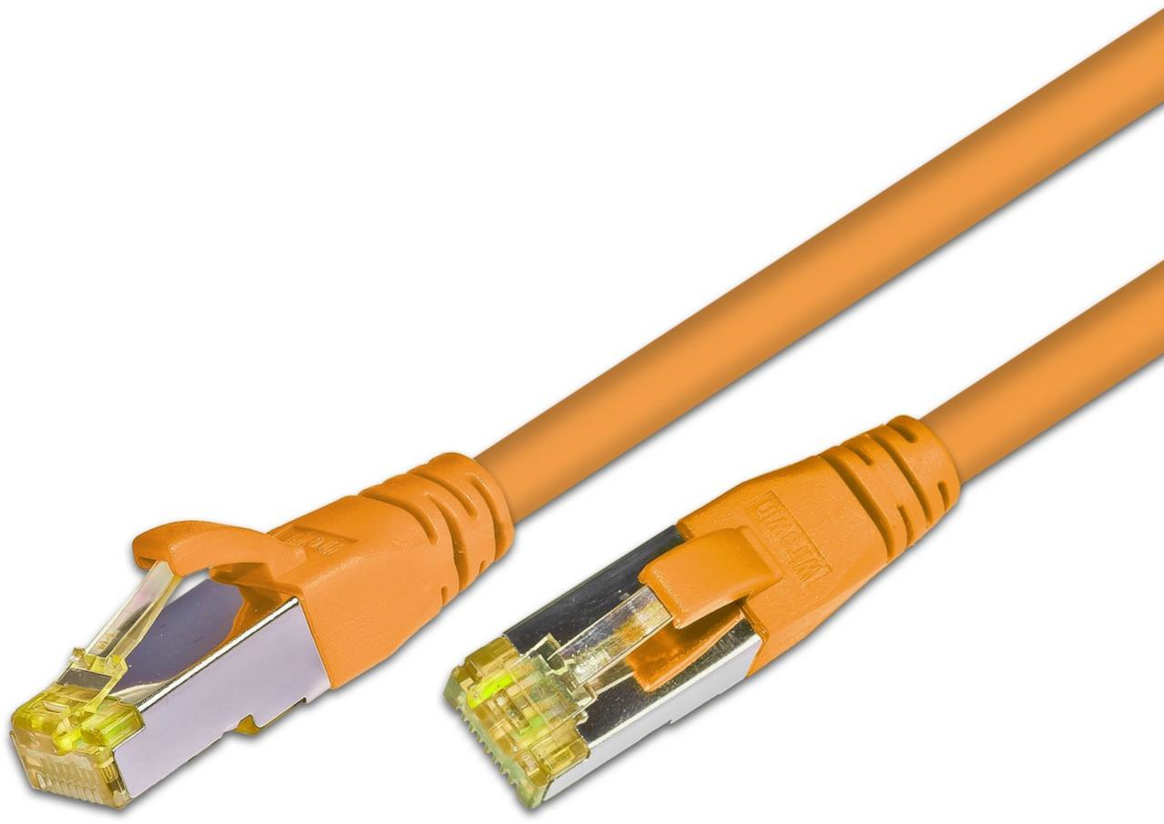 Wirewin S/FTP CAT6A 10.0m c�ble de r�seau Orange 10 m S/FTP (S-STP) Rond