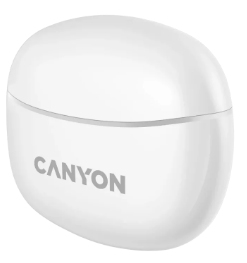 Canyon CNS-TWS5W auricular y casco Auriculares Inalmbrico Dentro de odo Llamadas/Msica/Deporte/Uso diario USB Tipo C Bluetooth Blanco