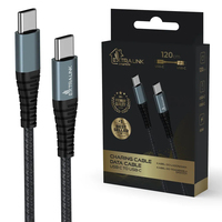 Extralink Smart Life USB Typ-C auf Schwarz| USB-C Kabel| - Kabel - Digital/Daten
