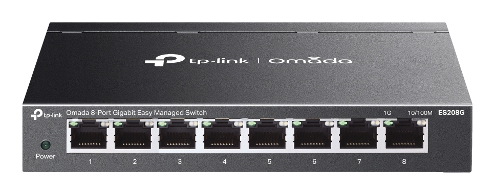 TP-Link Omada ES208G switch di rete Gestito L2 Gigabit Ethernet (10/100/1000) Nero
