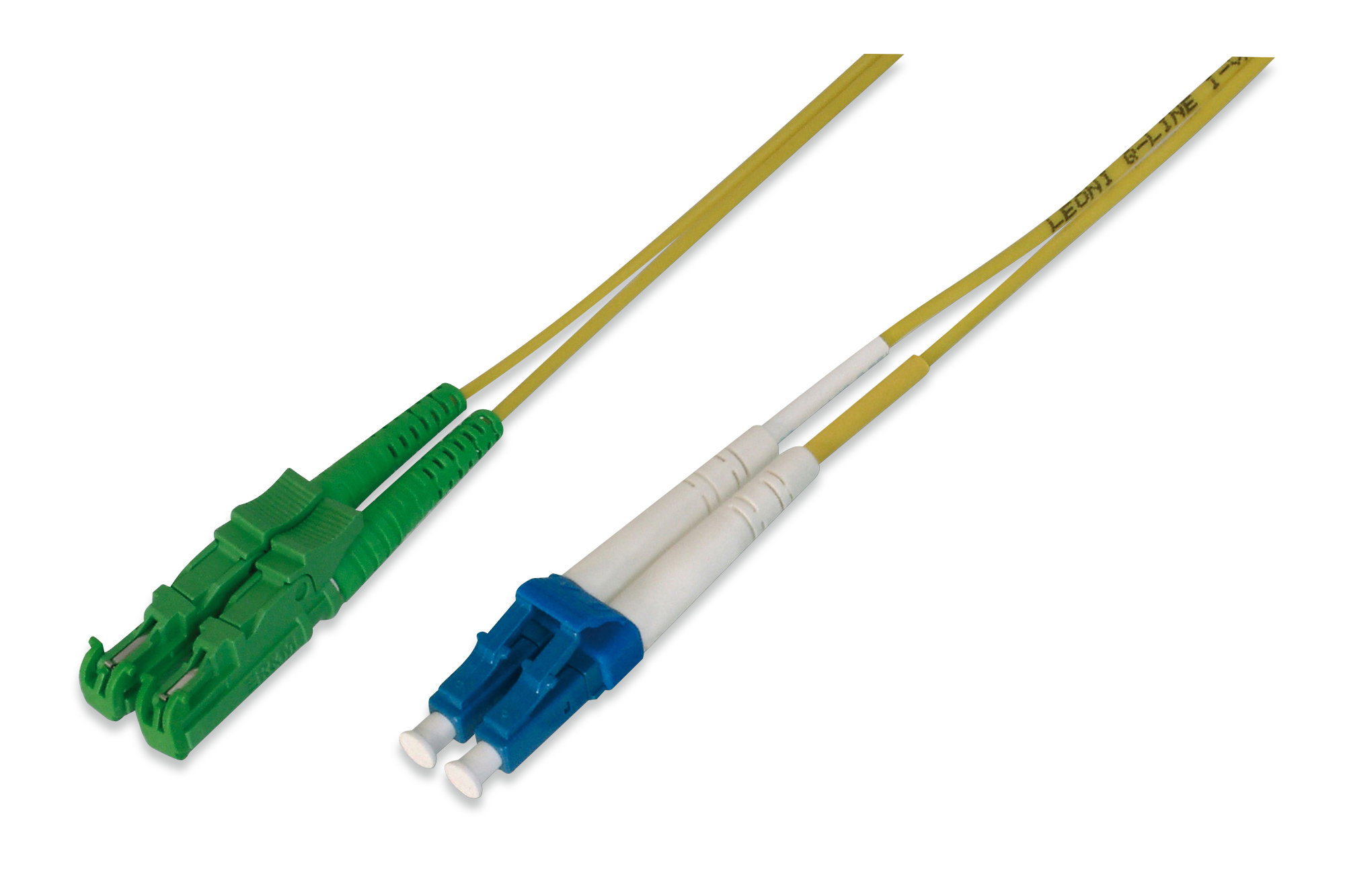 Digitus Cble de brassage  fibre optique, E2000 (8 APC) sur LC (UPC), monomode
