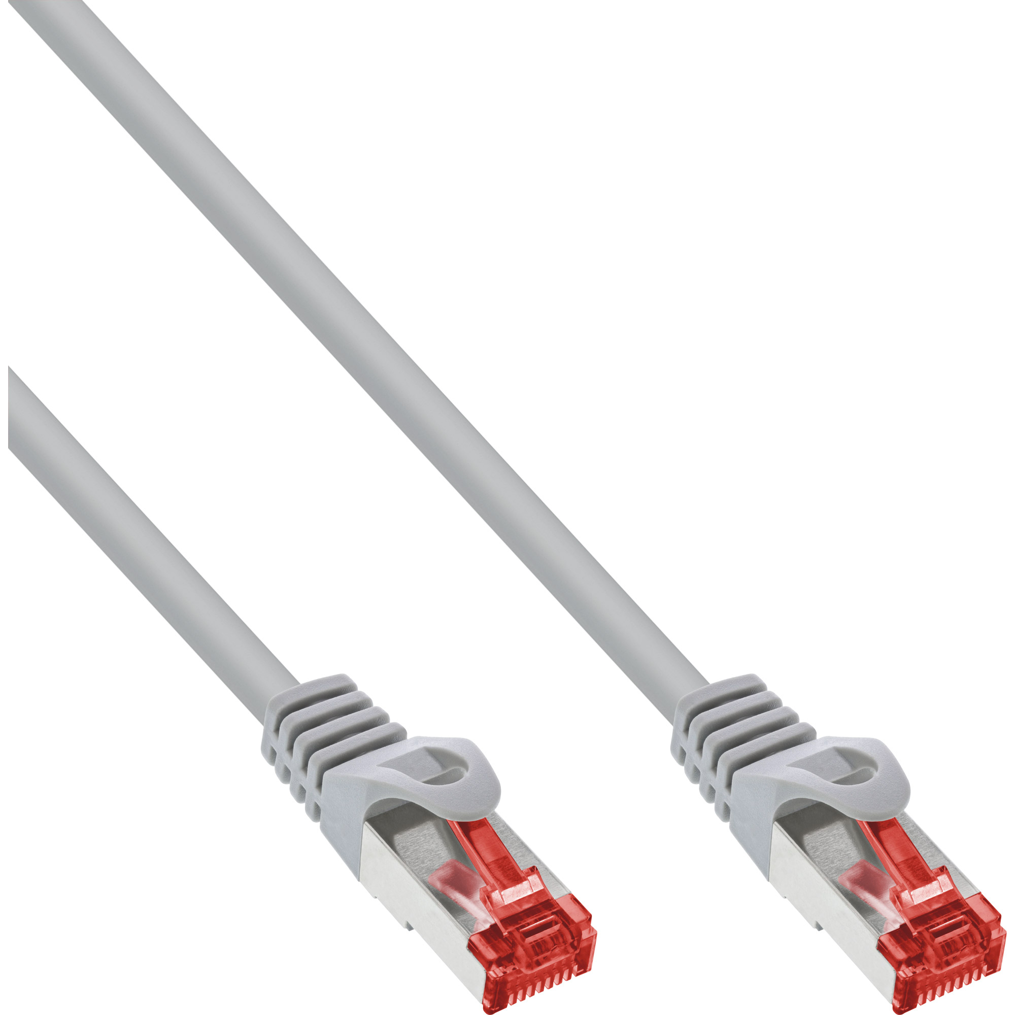 InLine Patchkabel S/FTP PiMf Cat.6 250MHz PVC Kupfer grau 0.6m