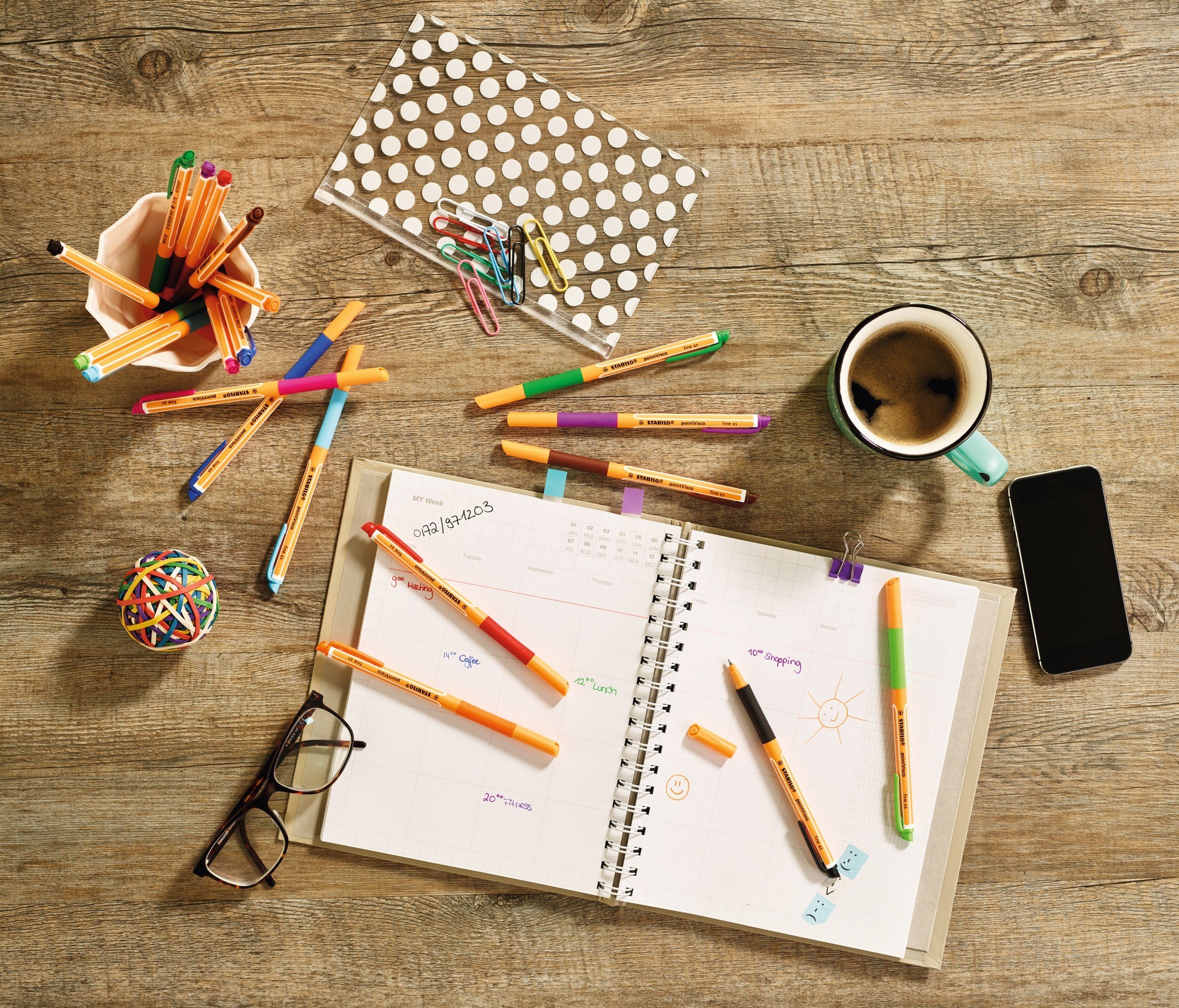 STABILO pointVisco Bol�grafo de gel con tapa Fino Azul 1 pieza(s)