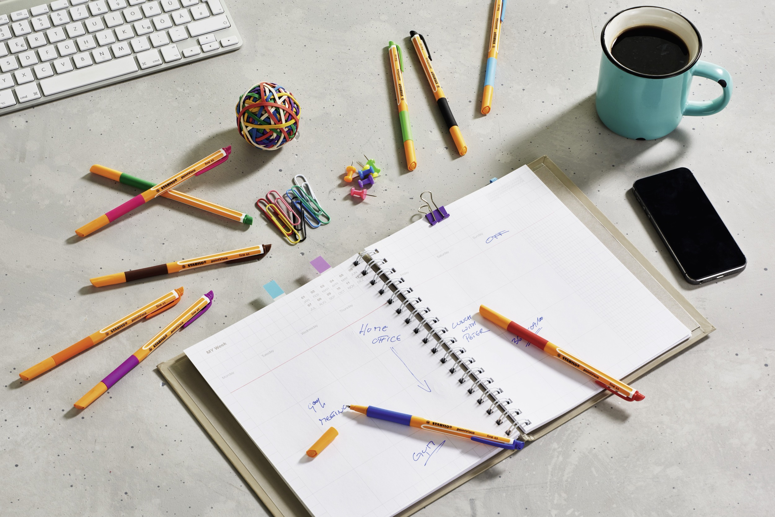 STABILO pointVisco Bol�grafo de gel con tapa Fino Azul 1 pieza(s)