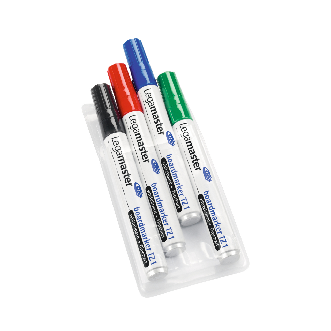 LEGAMASTER TZ1 Boardmarker sortiert 4St. - 4 St�ck(e) - Schwarz - Blau - Gr�n - Rot - Deutschland - 59,6 g - 80 cm - 120 cm