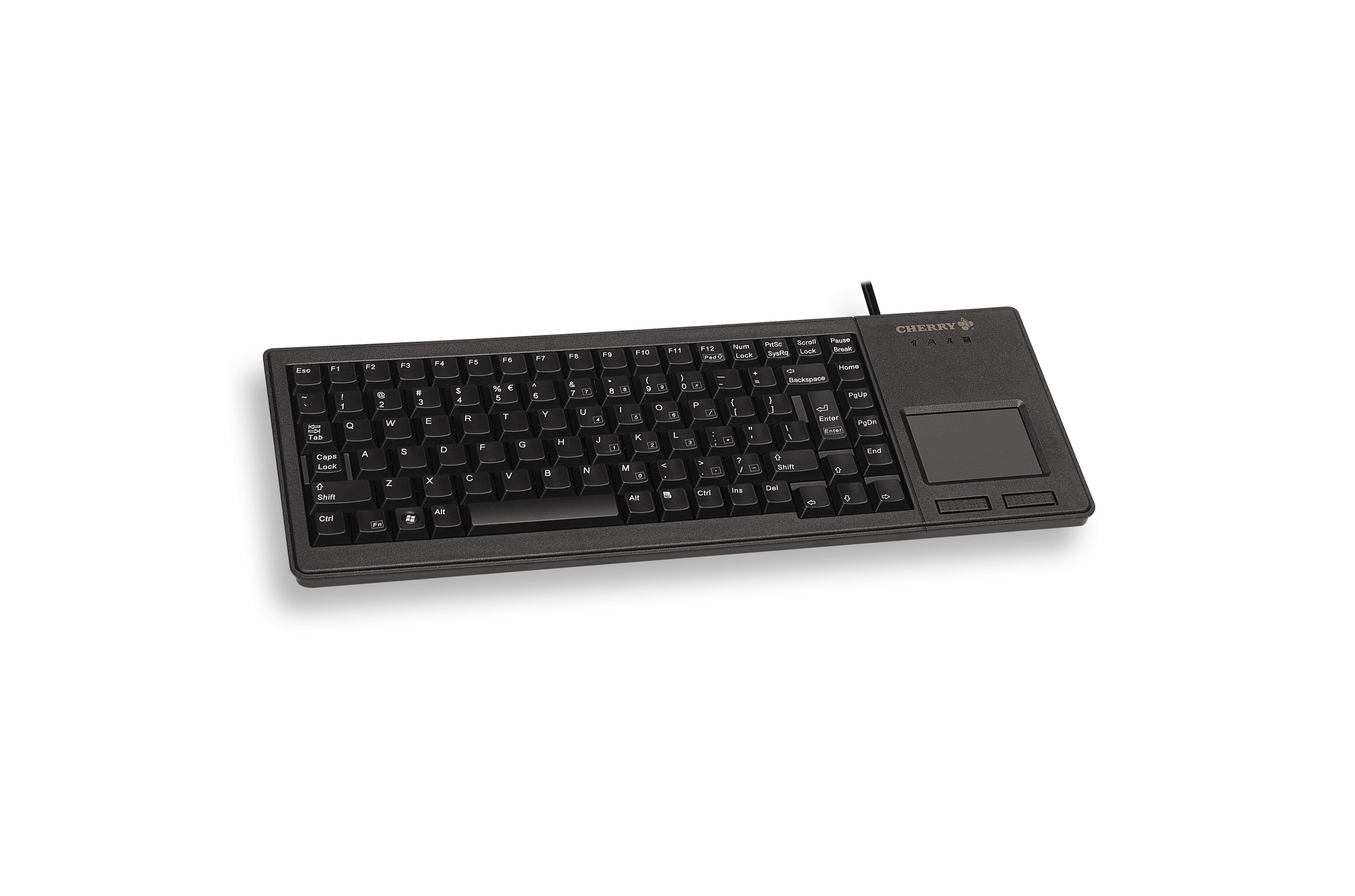 CHERRY XS Touchpad G84-5500 keyboard USB QWERTY Nordic Black