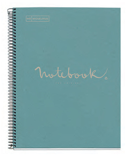 MIQUELRIUS Eco Emotions Collegeblock DIN A4 kariert hellblau - B�rokleinmaterial - A4