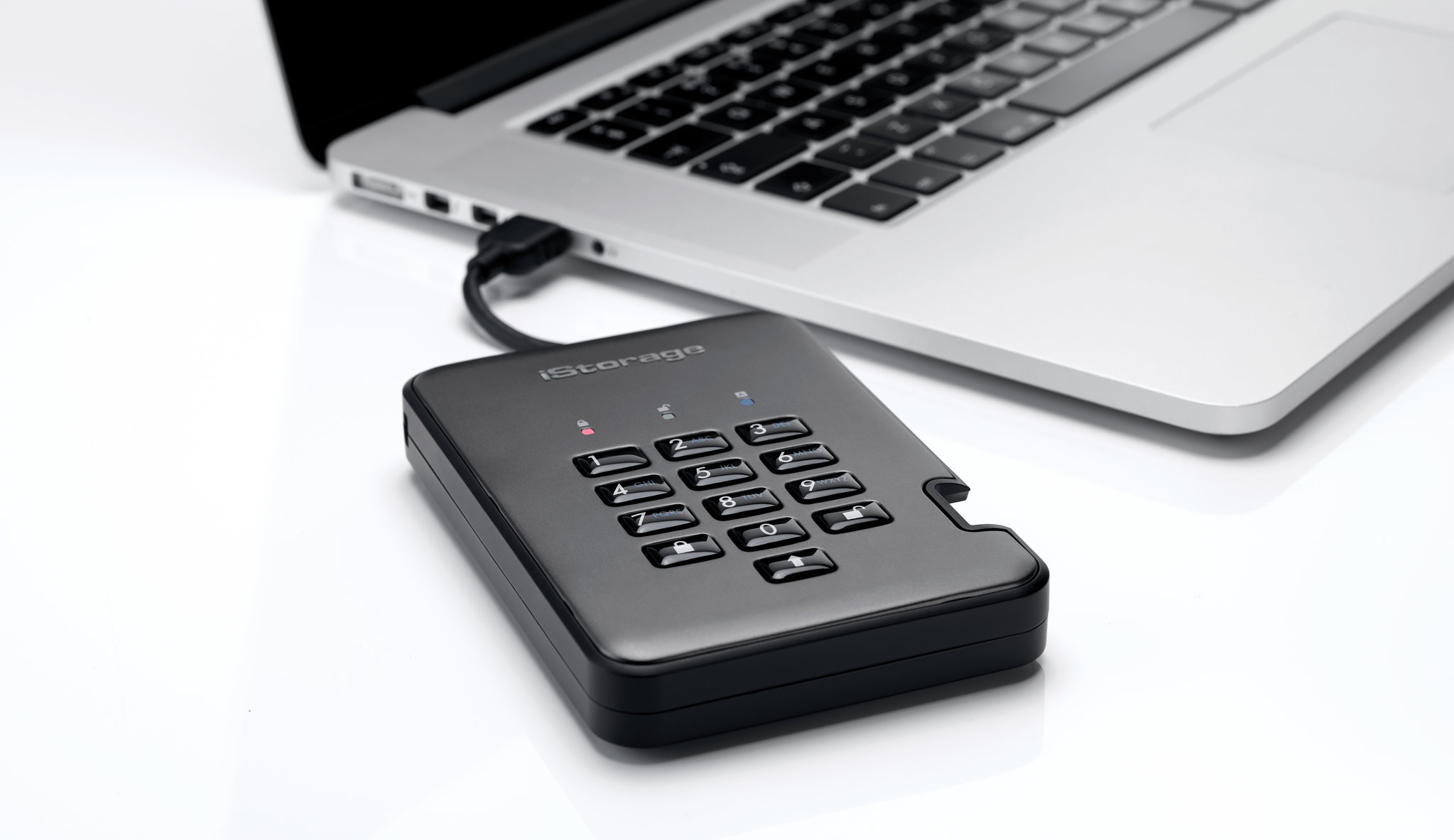 iStorage diskAshur PRO2 4000 GB Nero, Grafite