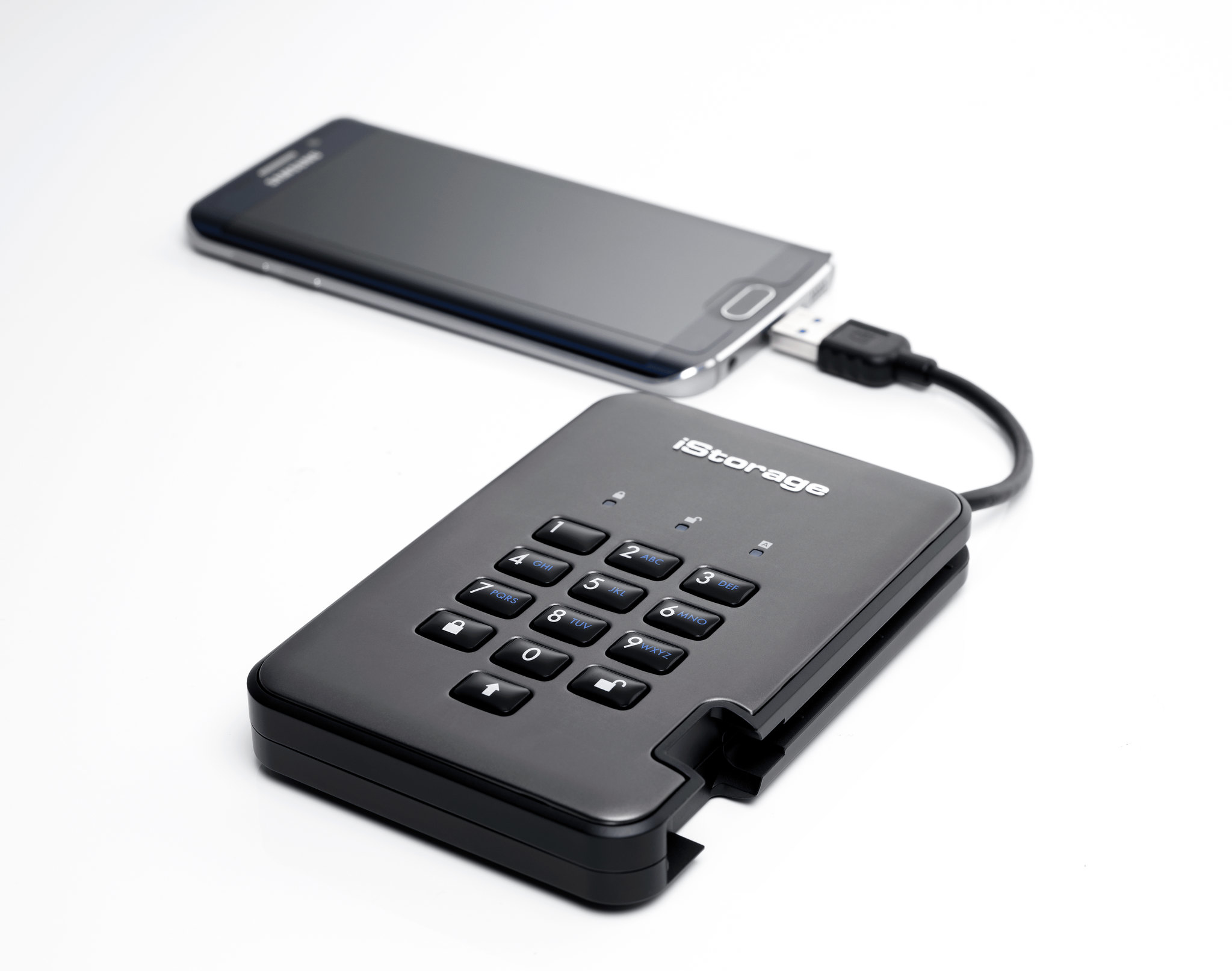 iStorage diskAshur PRO2 4000 GB Nero, Grafite