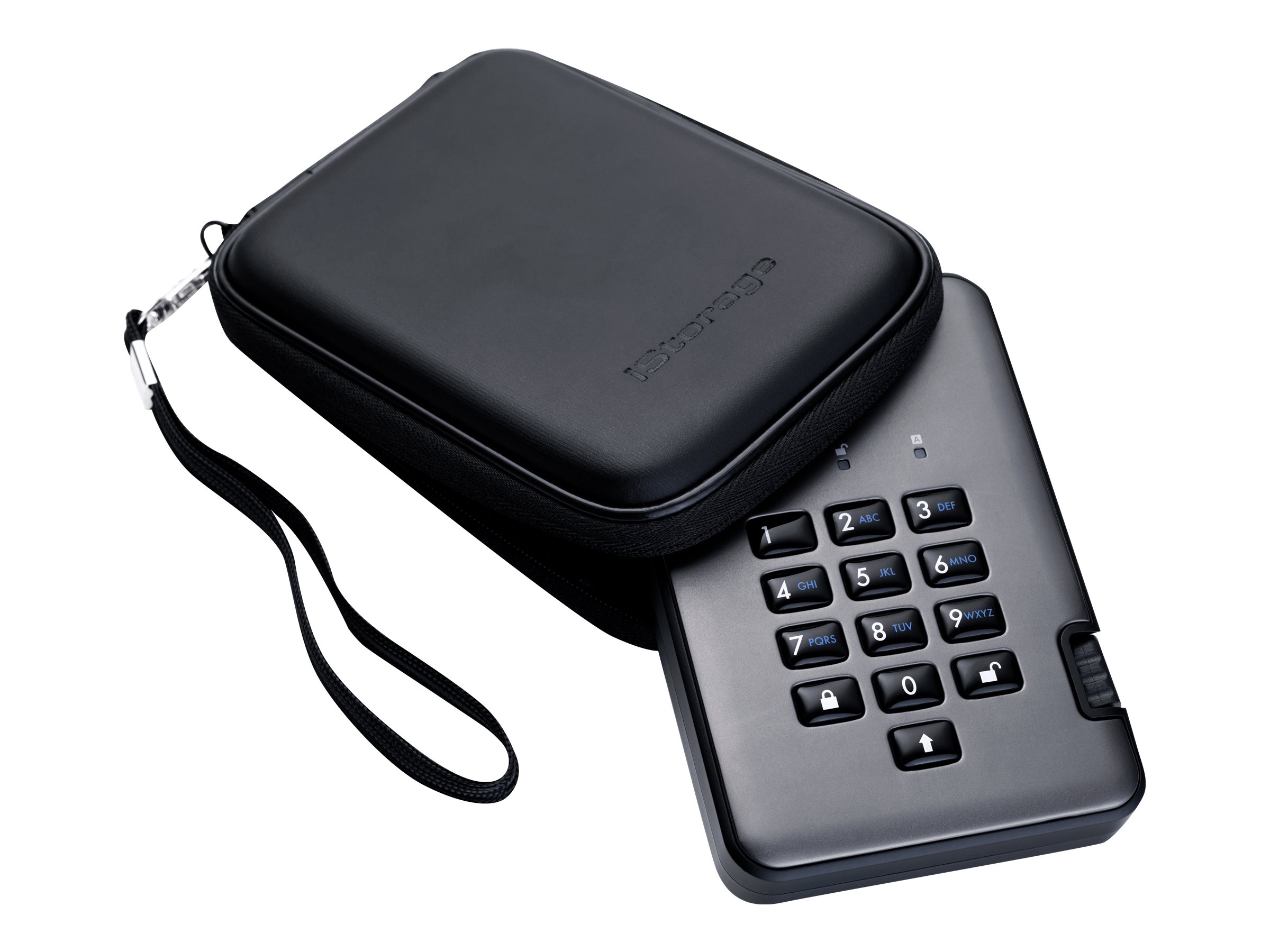 iStorage diskAshur PRO2 4000 GB Nero, Grafite