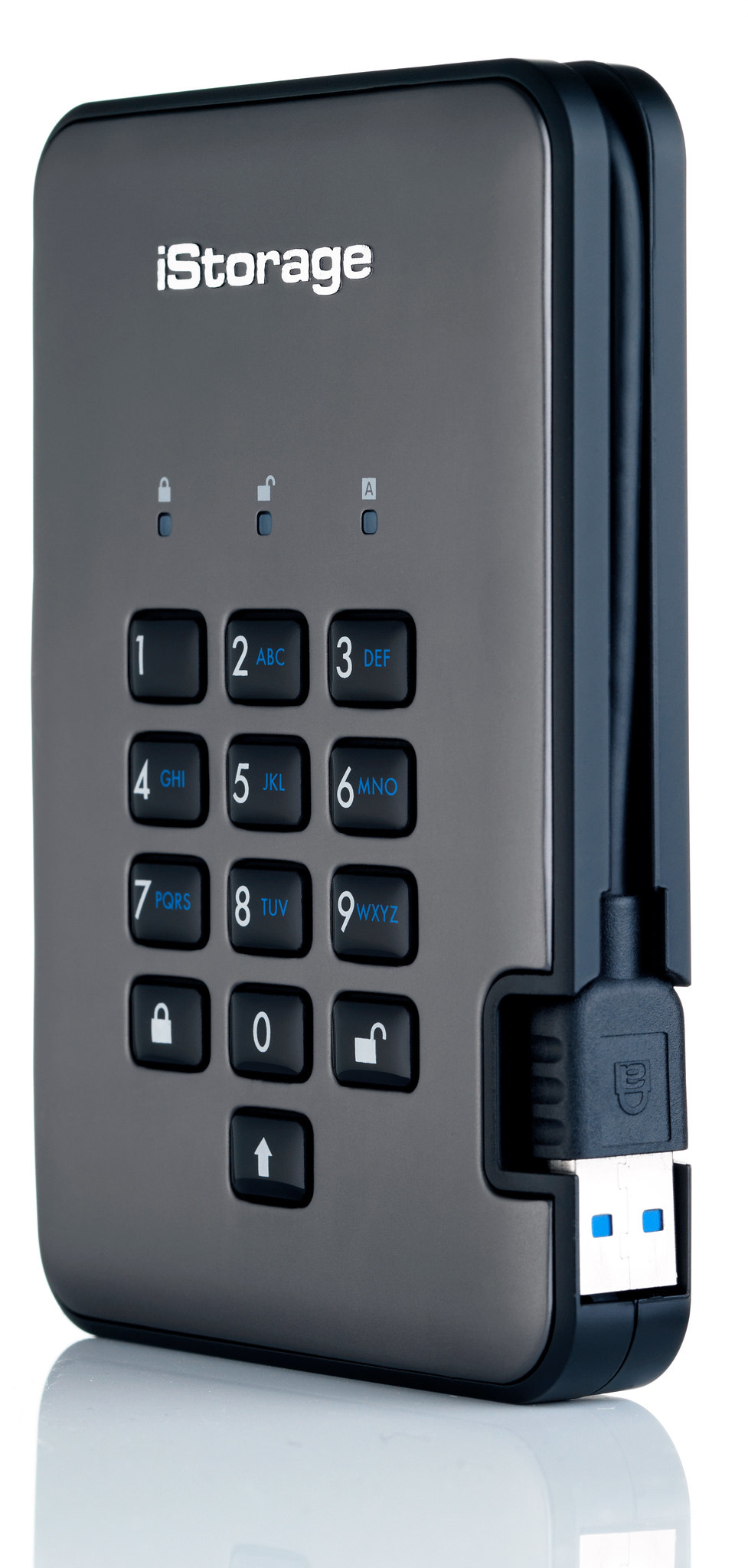 iStorage diskAshur PRO2 4000 GB Nero, Grafite