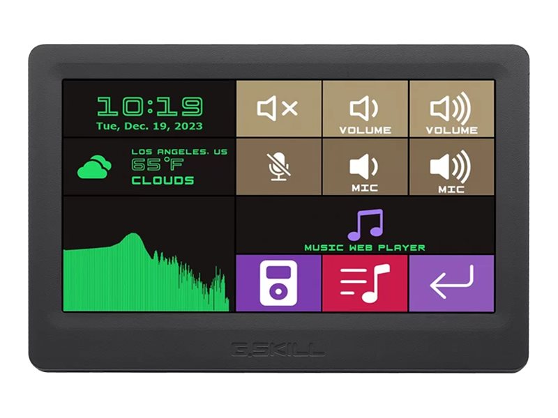 G.Skill WiGiDash PC Command Panel GD-A7PCCSK-WGD 7 touch
