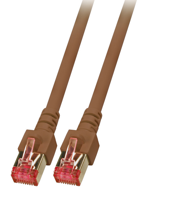 EFB Elektronik K5517.0,5 cable de red Marrn 0,5 m Cat6 S/FTP (S-STP)