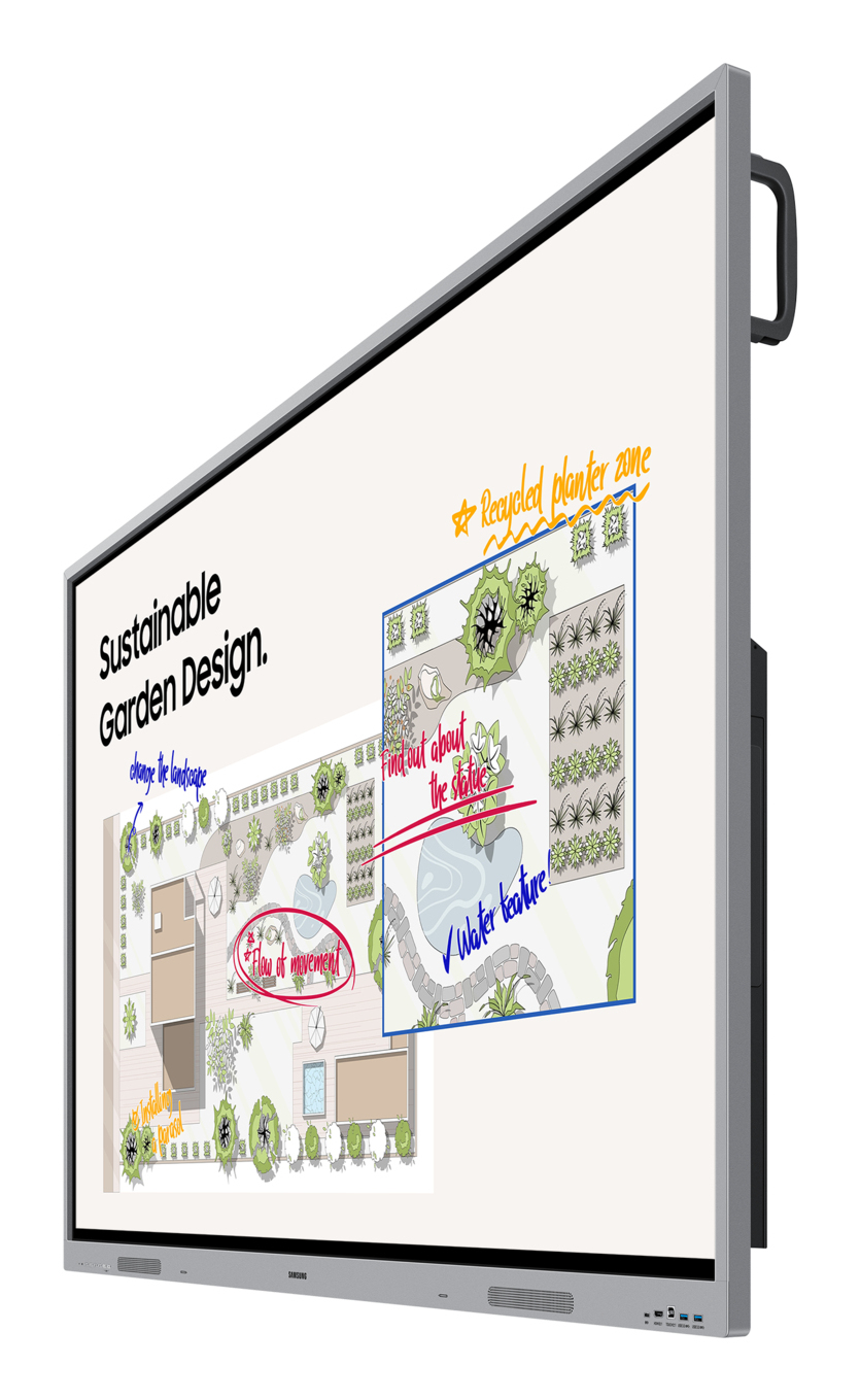 Samsung WE65FX interactive whiteboard 165.1 cm (65) 3840 x 2160 pixels Grey HDMI
