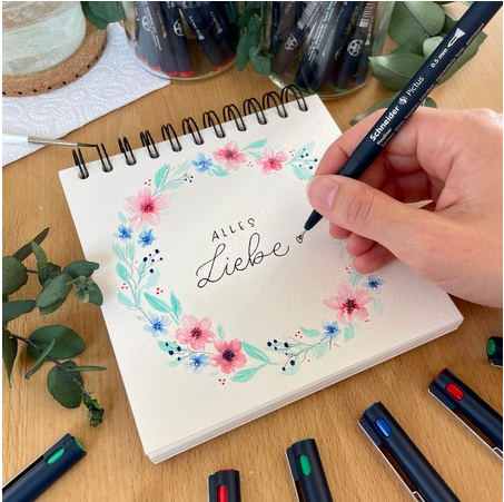 Schneider Schreibger�te Pictus fineliner Black, Blue, Green, Red 5 pc(s)