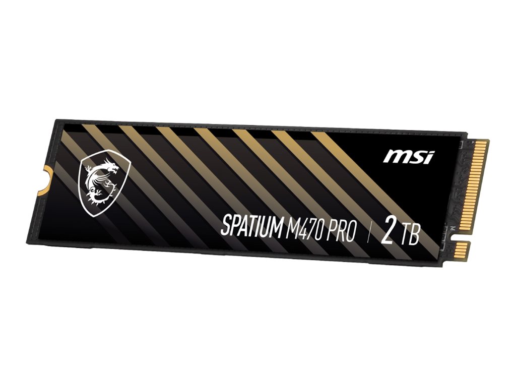 MSI SPATIUM M470 PRO PCIe 4.0 NVMe M.2 1TB internal solid state drive PCI Express 4.0 3D NAND