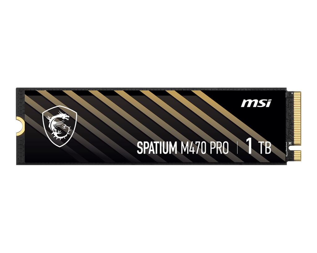 MSI SPATIUM M470 PRO PCIe 4.0 NVMe M.2 1TB drives allo stato solido PCI Express 4.0 3D NAND