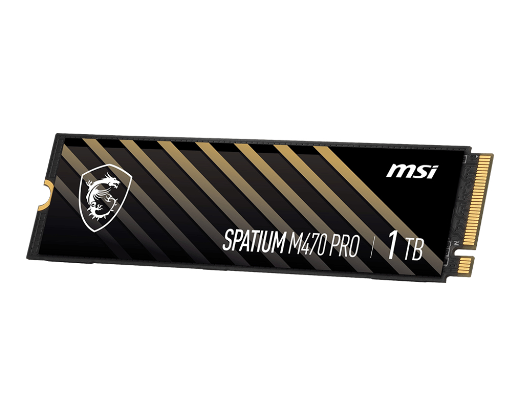 MSI SPATIUM M470 PRO PCIe 4.0 NVMe M.2 1TB drives allo stato solido PCI Express 4.0 3D NAND