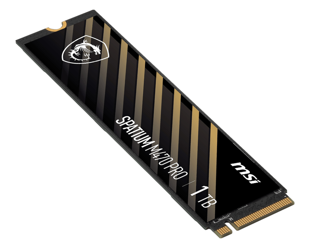 MSI SPATIUM M470 PRO PCIe 4.0 NVMe M.2 1TB drives allo stato solido PCI Express 4.0 3D NAND