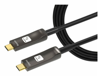 EFB Elektronik Techly Aktiv USB-C AOC Glasfaserkabel 4k 20m - Kabel - Digital/Daten