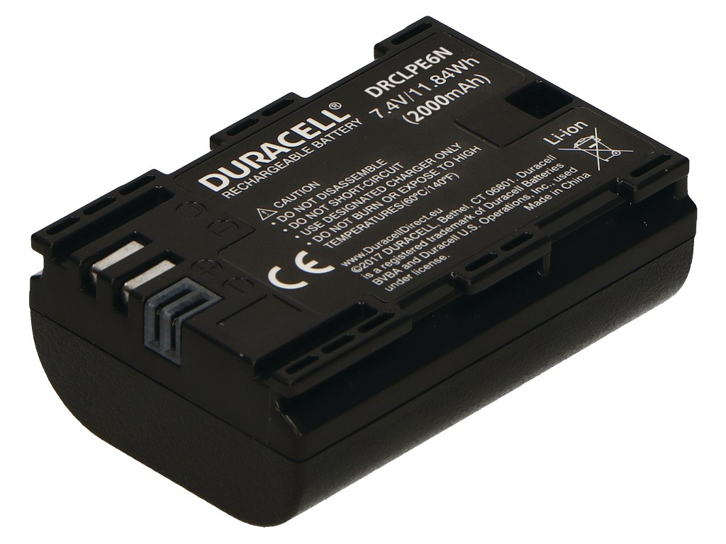 Duracell DRCLPE6N Batteria per fotocamera/videocamera 2000 mAh