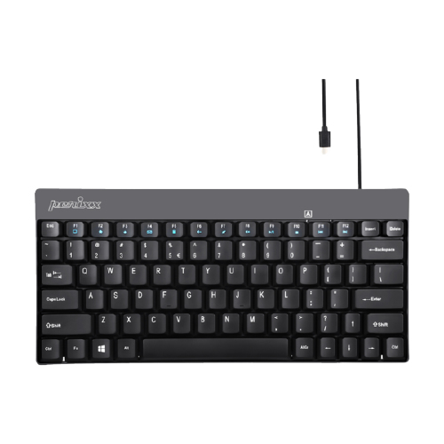 Perixx 11670 keyboard USB QWERTY German, US English Black
