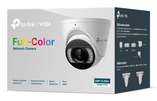 TP-LINK InSight S455 IP-Sicherheitskamera Drau�en Kabelgebunden 64 m 120 dB... - Netzwerkkamera
