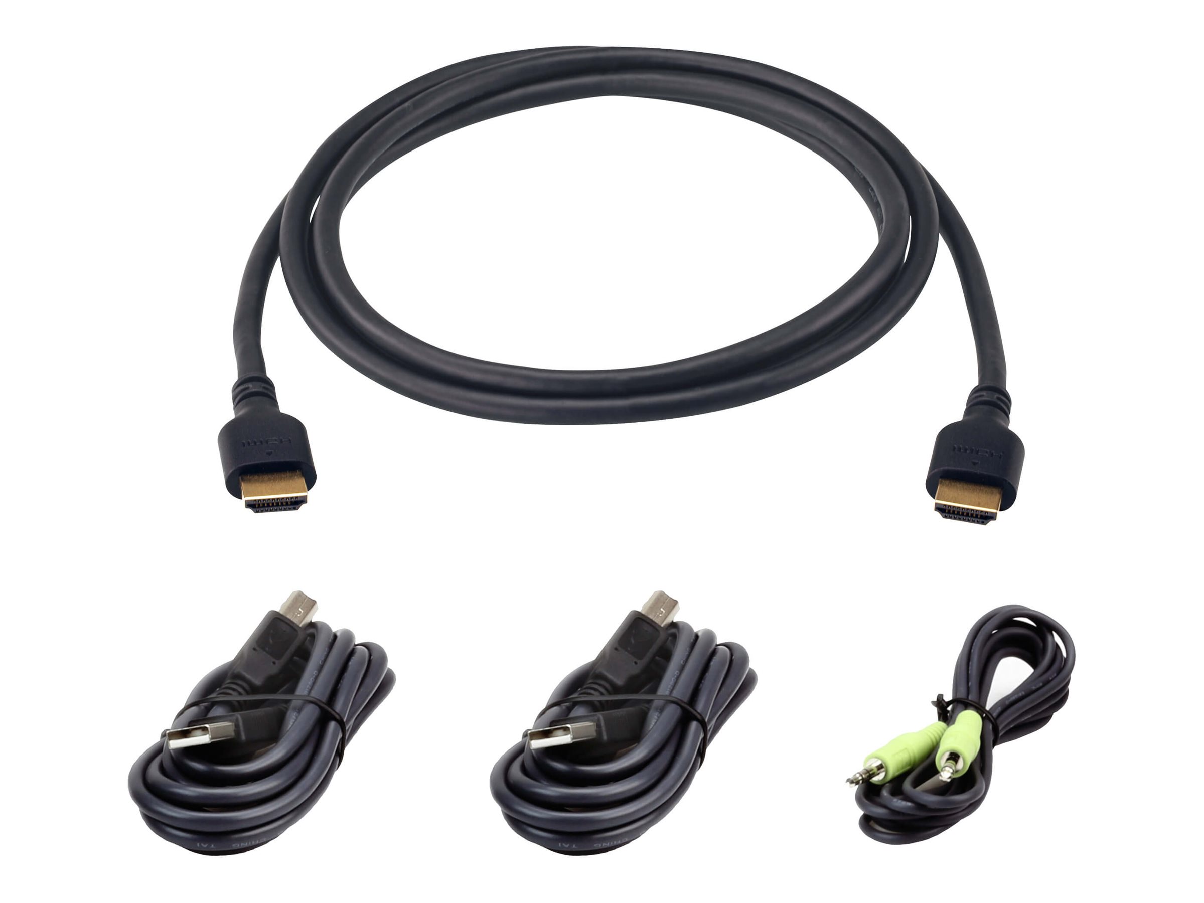 ATEN Kit cavo KVM sicuro HDMI USB ultraveloce da 1,8 m