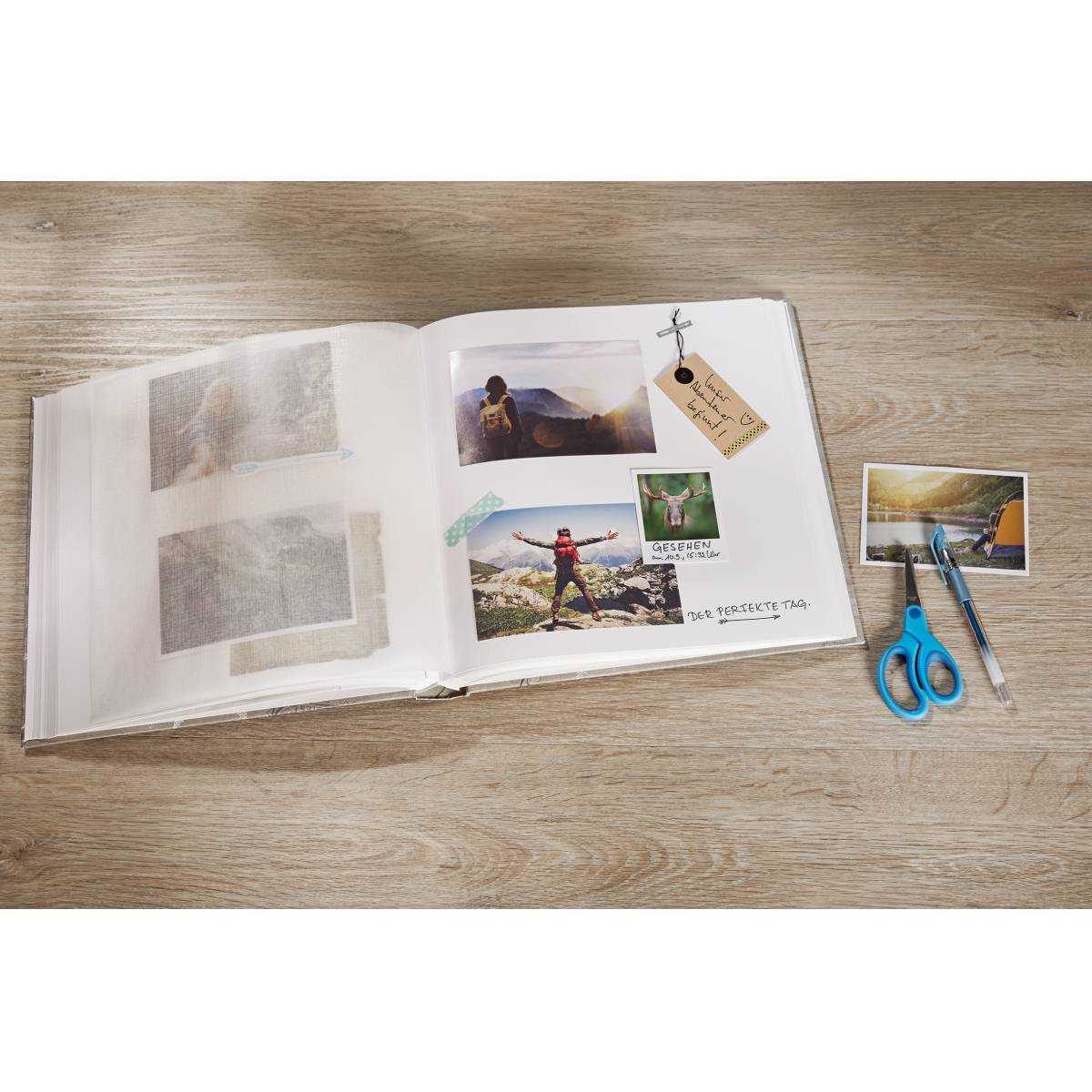 Walther Design Album Fotografico Orbit – Formato 22x16 Cm, Copertina Rossa Con 40 Pagine Nere - 3