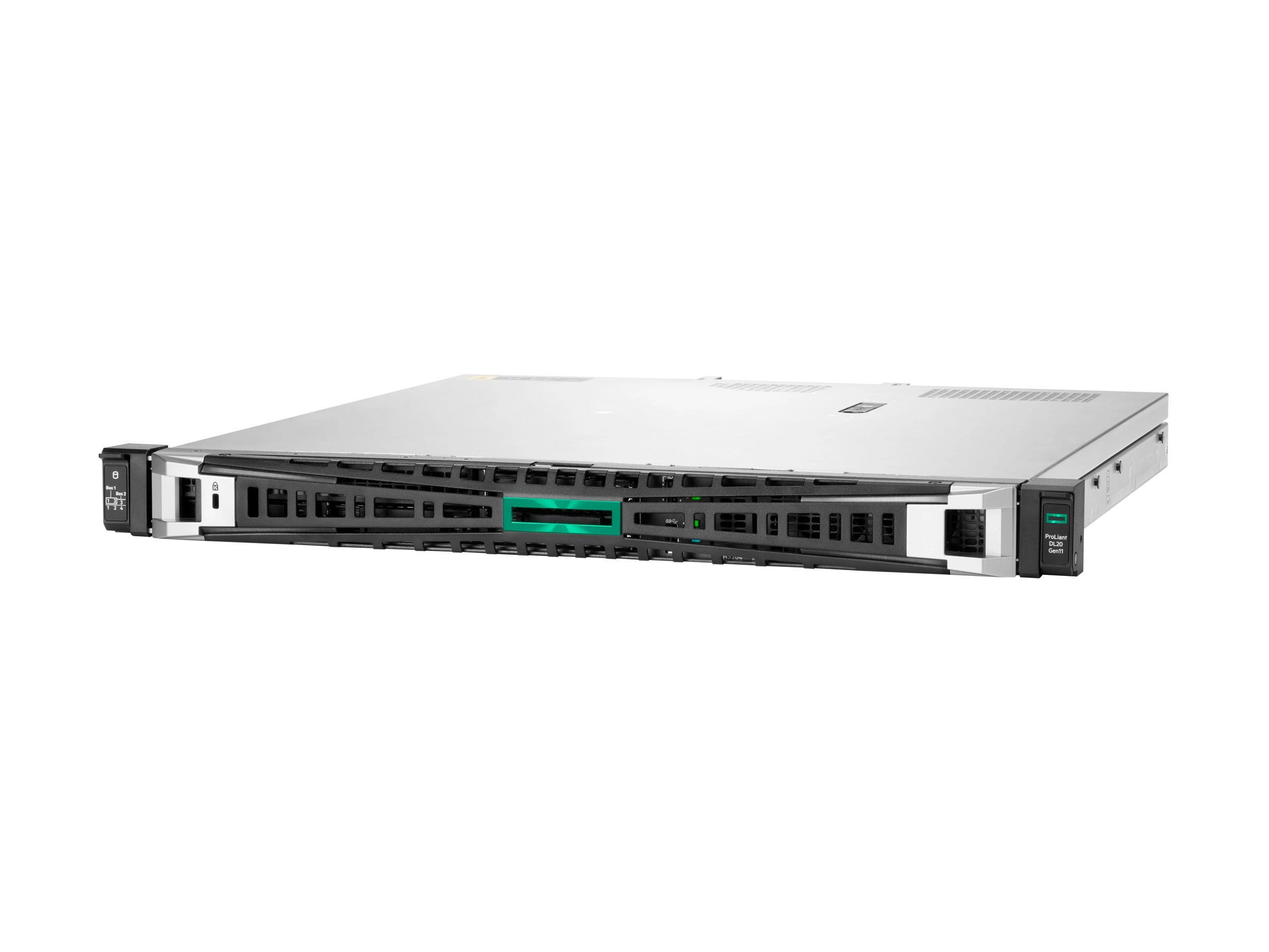 HPE ProLiant DL20 Gen11 - Server - Rack-Montage - 1U - 1-Weg - 1 x Xeon 6333P / 3.1 GHz - RAM 32 GB - SATA/SAS/NVMe - Hot-Swap 6.4 cm (2.5)