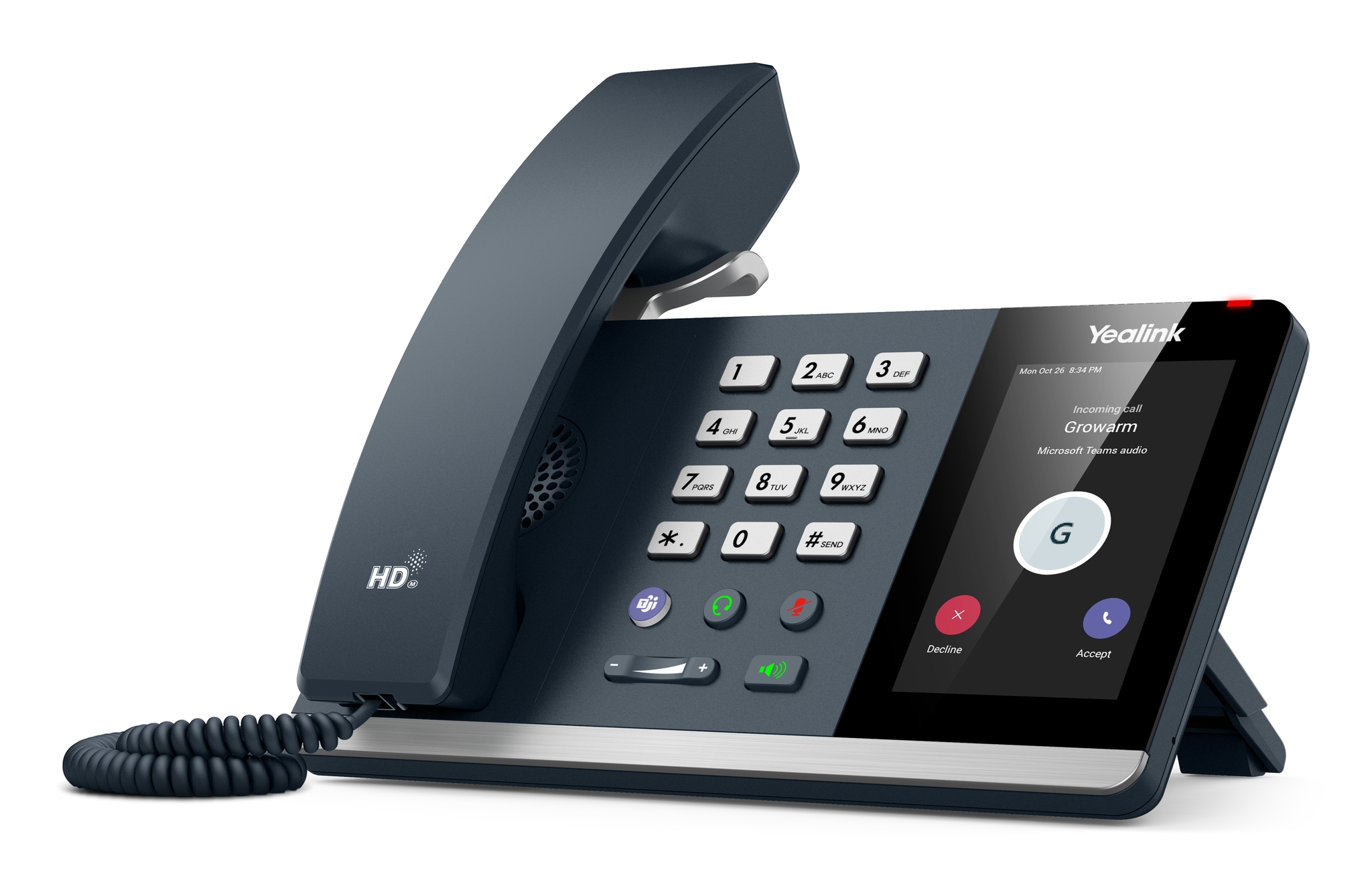 Yealink MP54 E2 Teams tel�fono IP Gris LCD