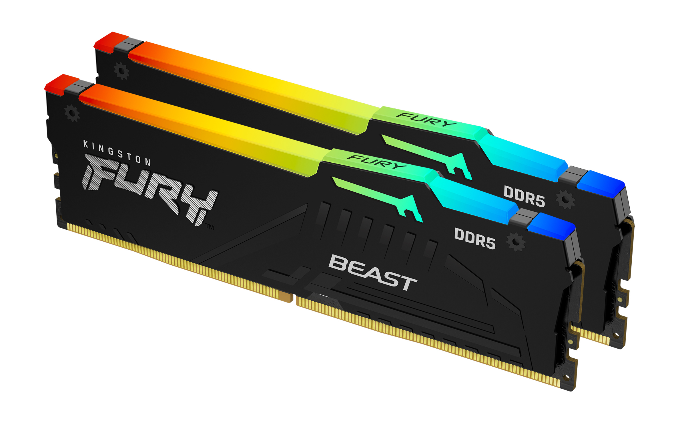 Kingston FURY Beast RGB - DDR5 - Kit - 128 GB: 2 x 64 GB
