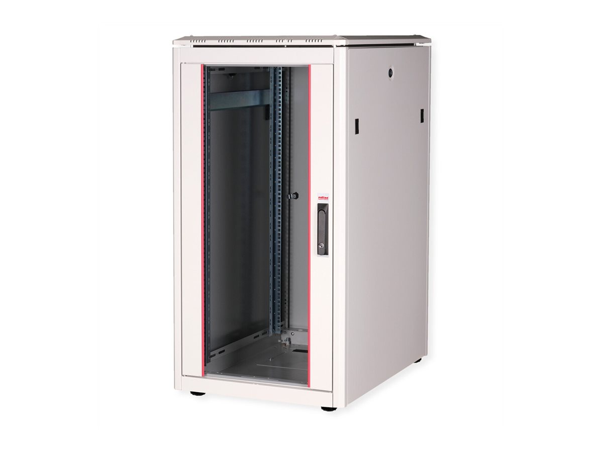 ROLINE Pro - Schrank Netzwerkschrank - mit Glast�r, 600 x 800 mm (B x T)