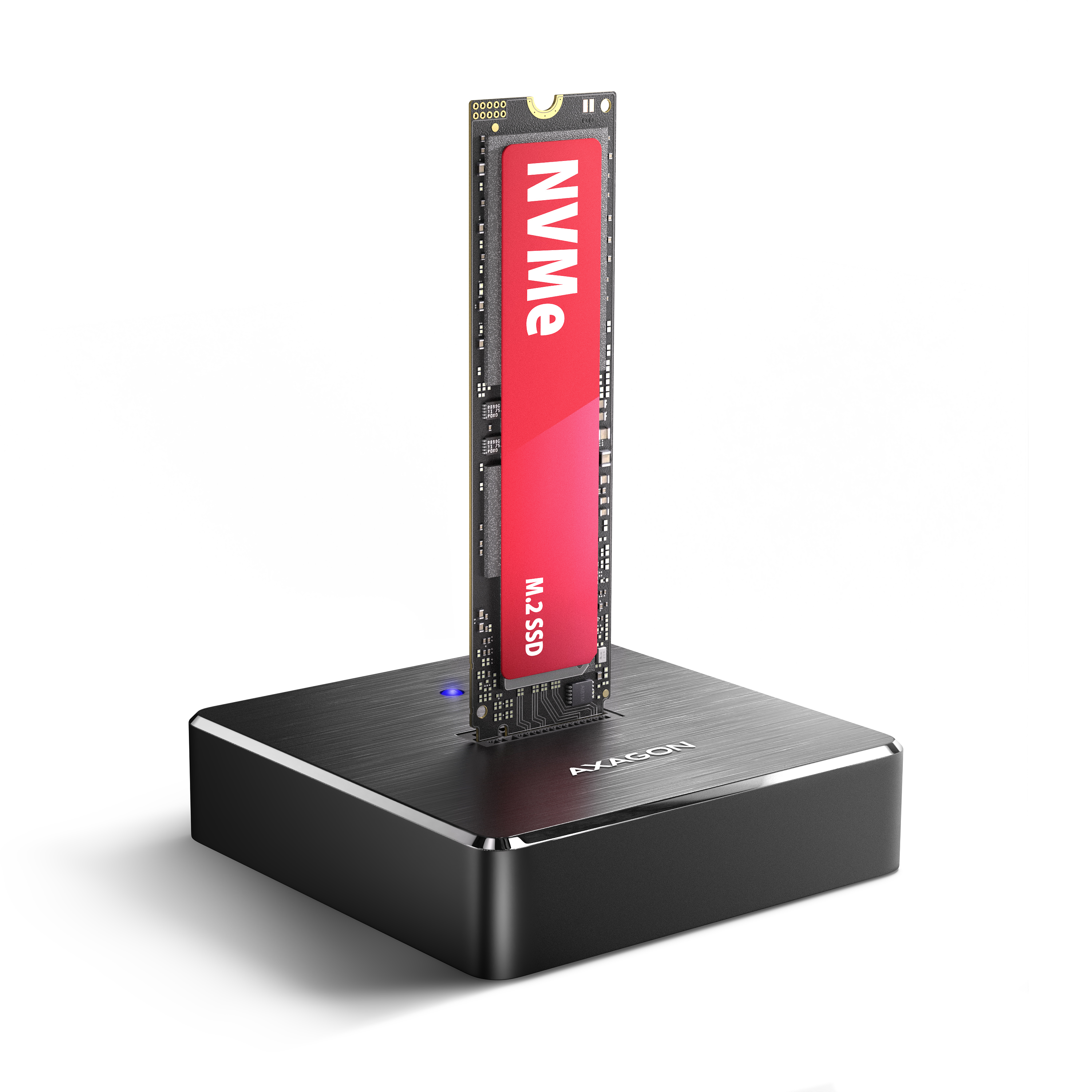 Axagon ADSA-M2C11 base de conexi�n para disco duro USB 3.2 Gen 2 (3.1 Gen 2) Type-C Negro