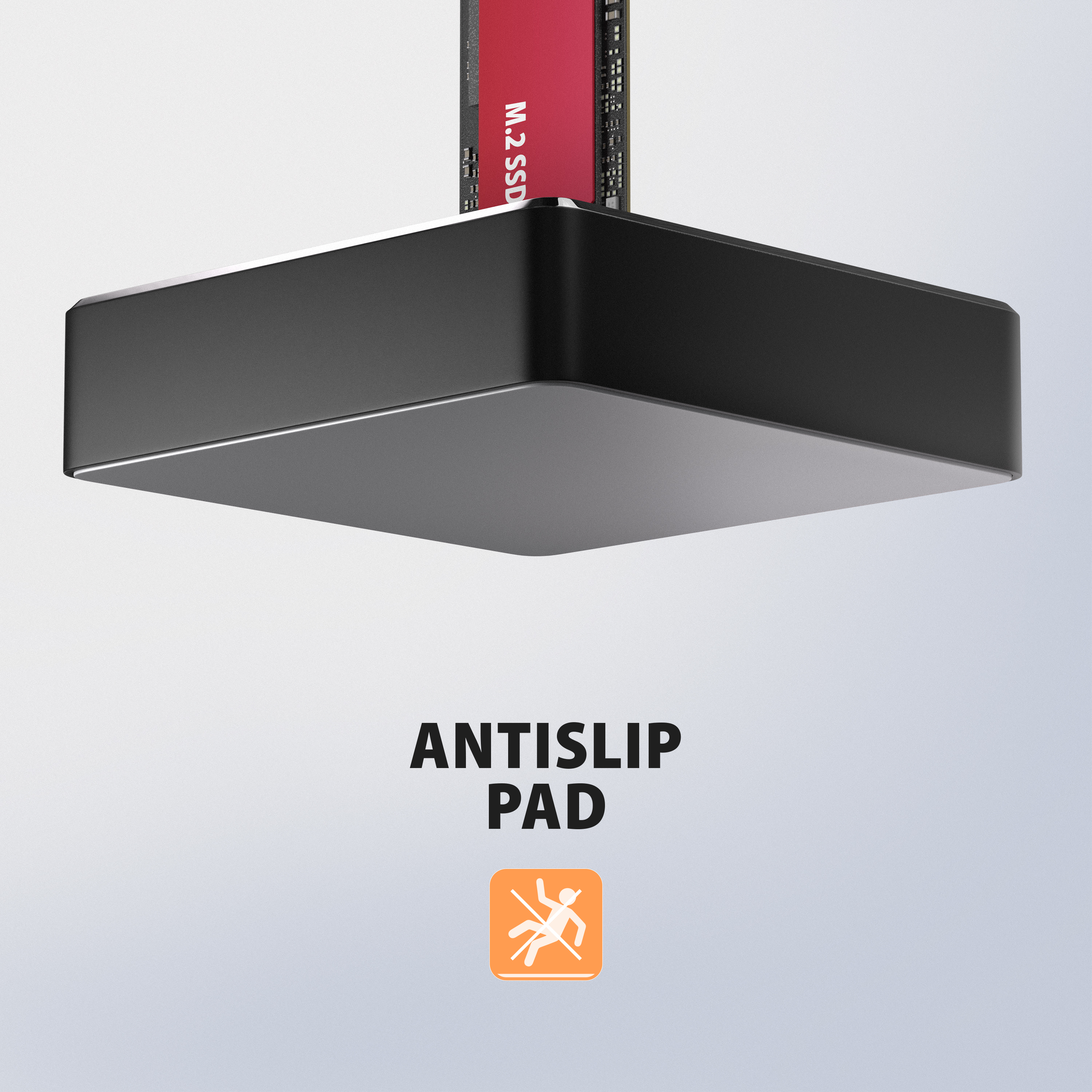 Axagon ADSA-M2C11 base de conexi�n para disco duro USB 3.2 Gen 2 (3.1 Gen 2) Type-C Negro