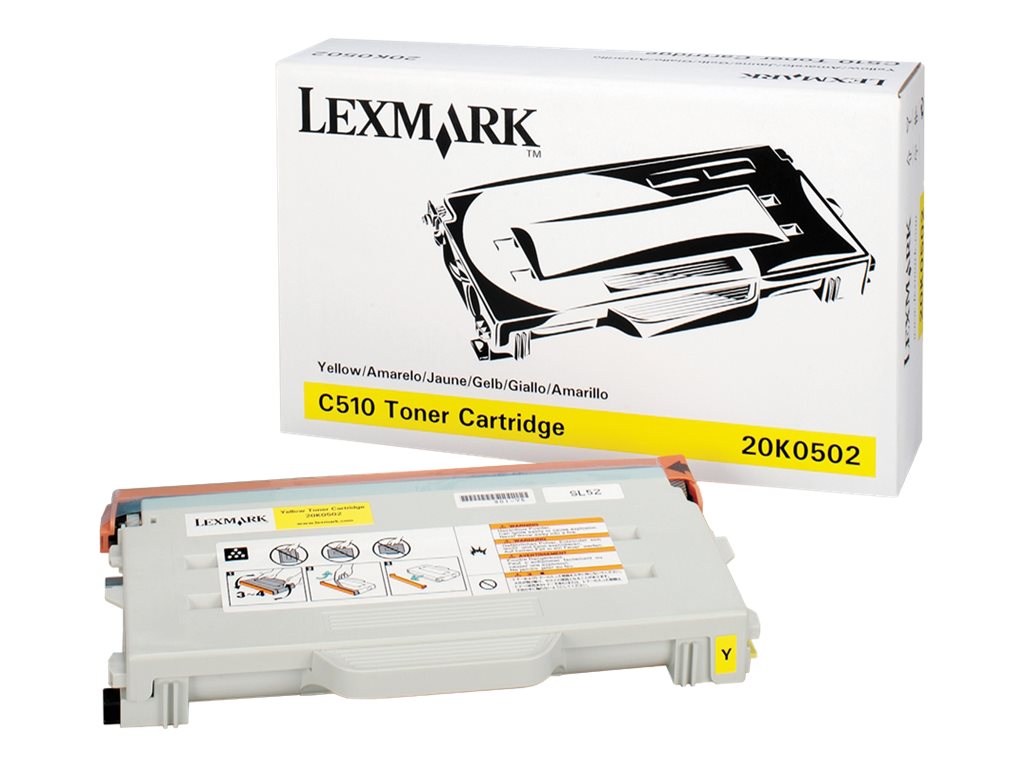Lexmark 20K0502 Cartouche de toner 1 pi�ce(s) Original Jaune