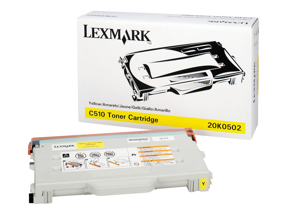 Lexmark 20K0502 Cartouche de toner 1 pi�ce(s) Original Jaune