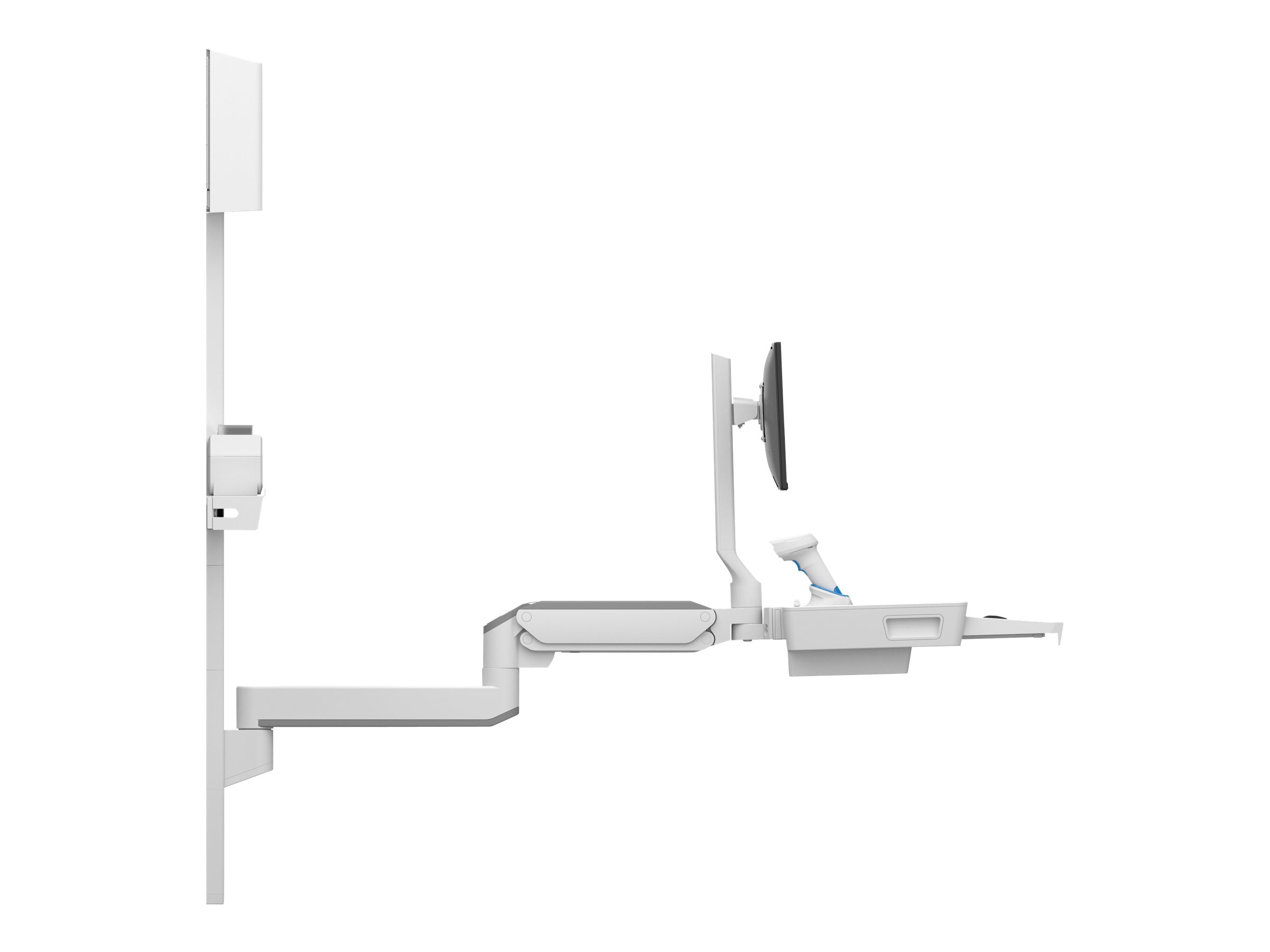 Ergotron CareFit Combo Extender - Montagekomponente (Kabelabdeckung, Verlngerungsarm, Abschlusskappen)